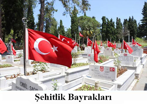 Şehitlik Bayrakları