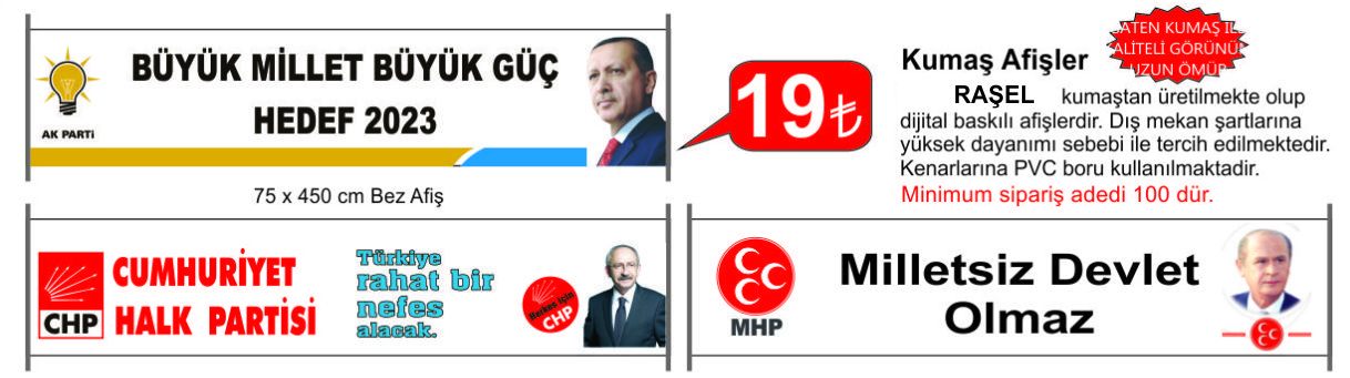 parti bayrakları